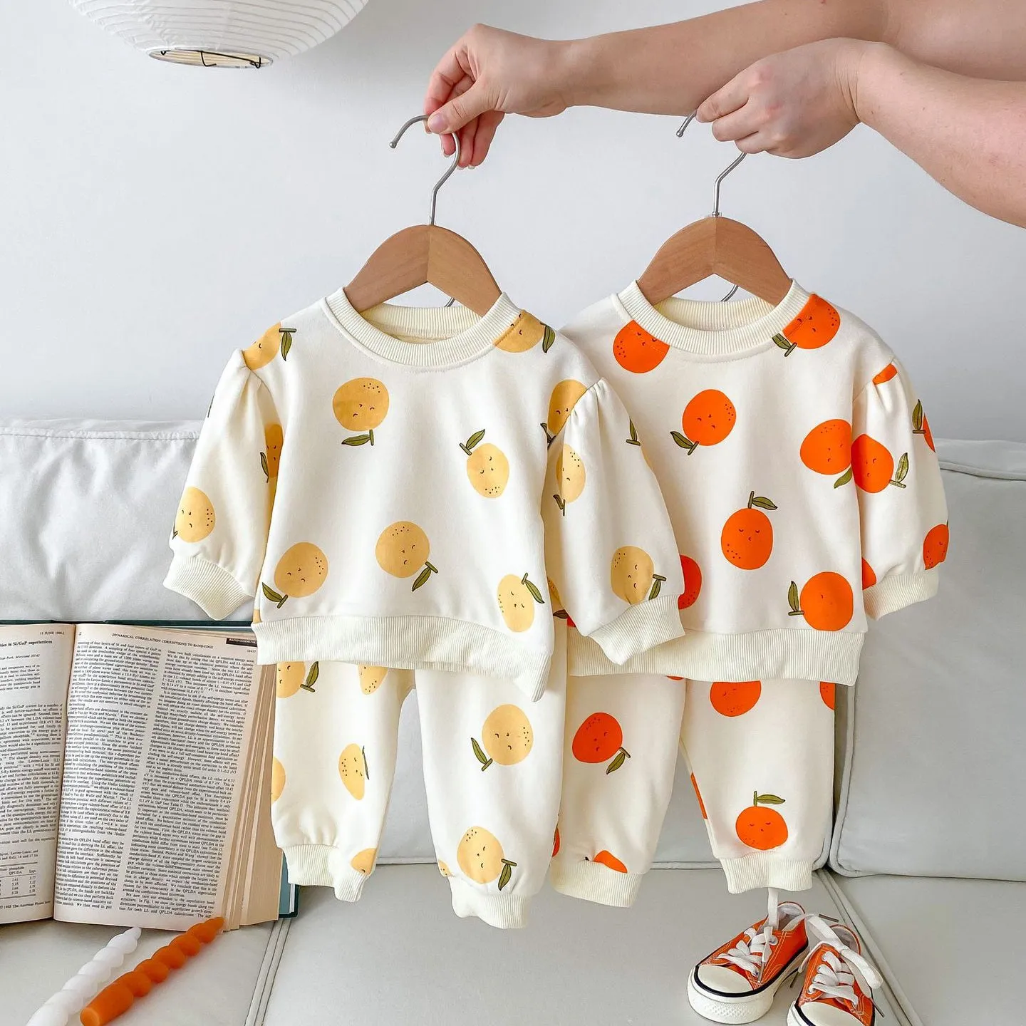 2 Pieces Set Baby Kid Girls Fruit Print Tops And Pants Wholesale 23101952