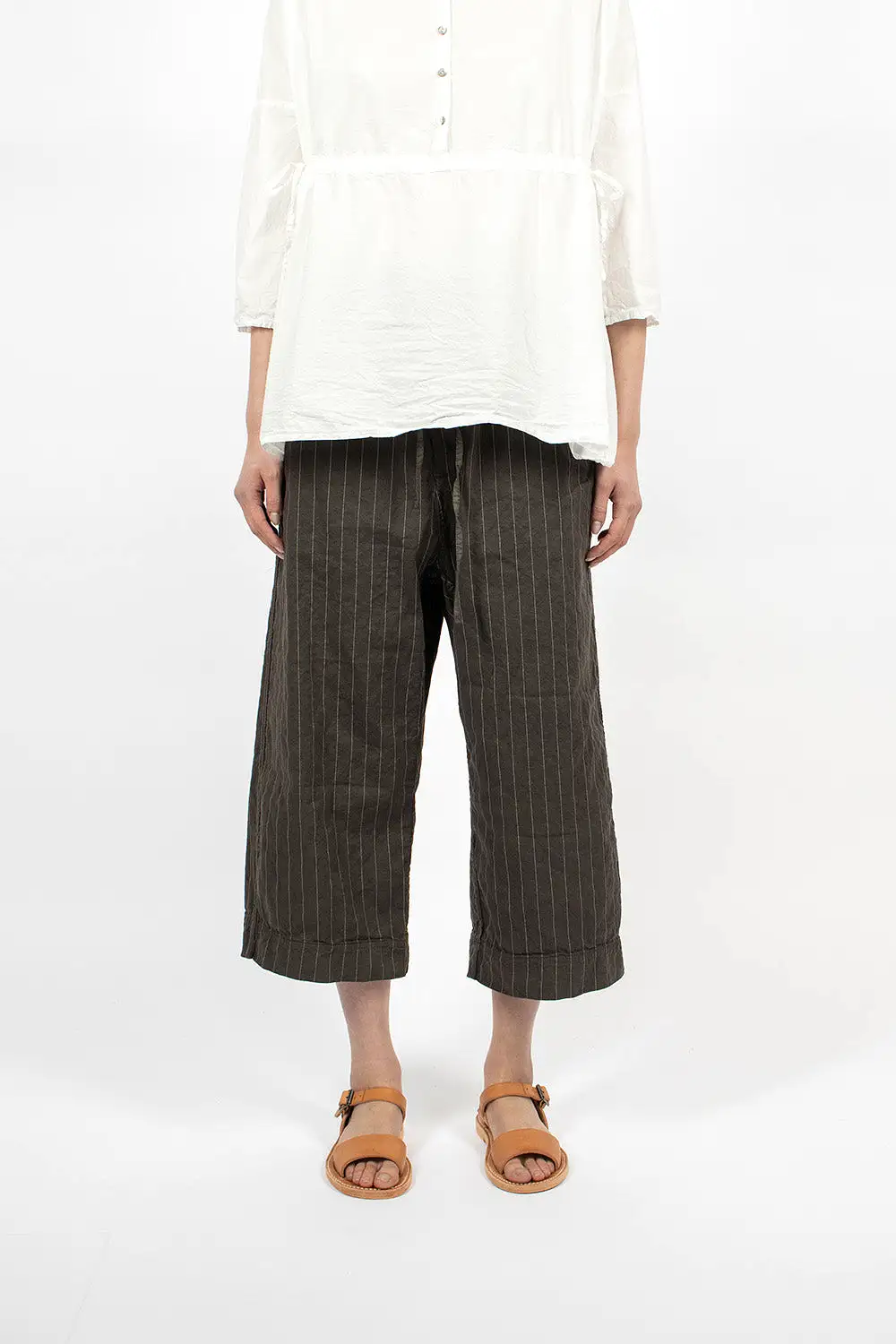 23_251 Pinstripe W&S Trousers Antracite