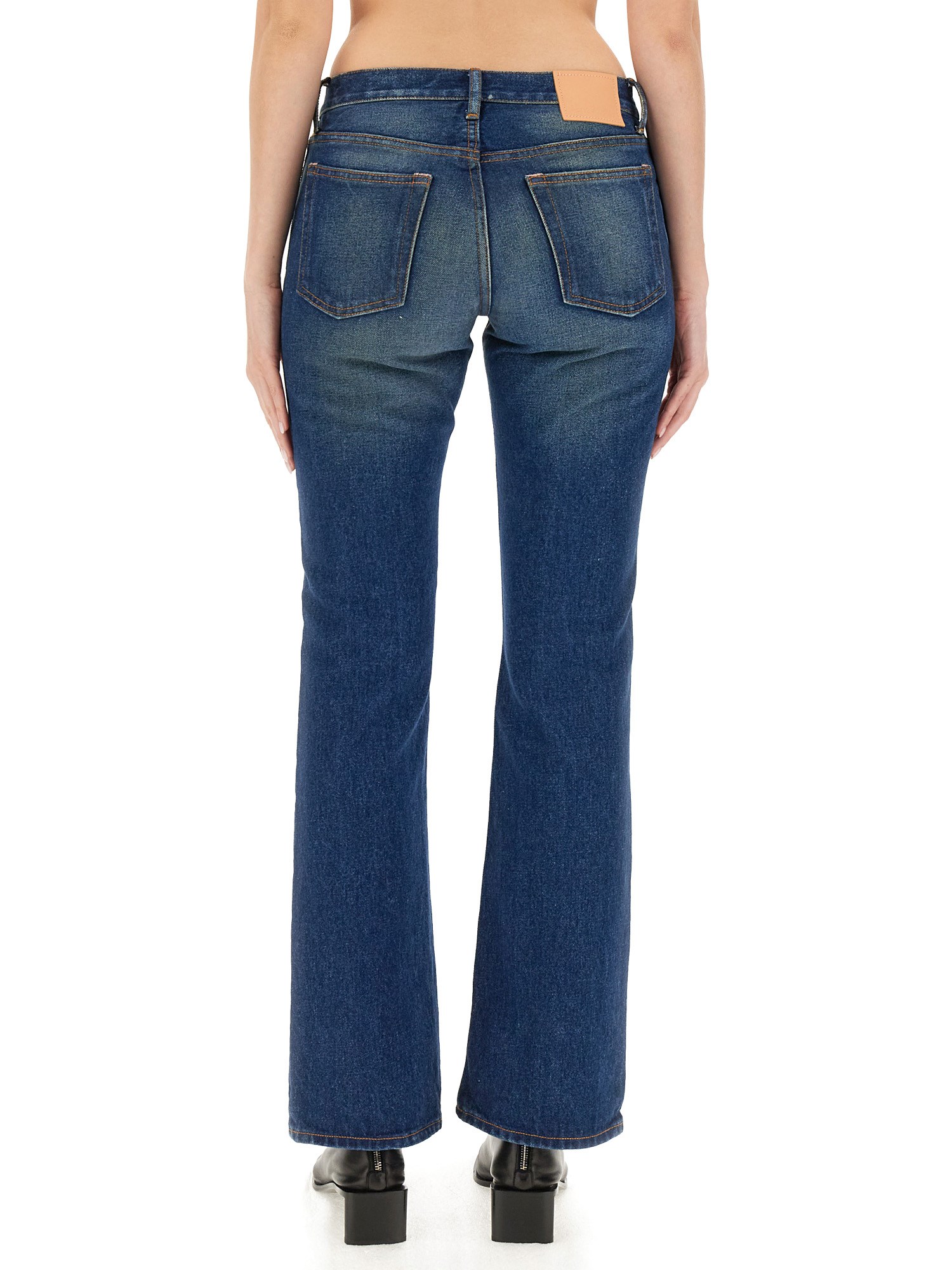 ACNE STUDIOS    SLIM FIT COTTON DENIM JEANS