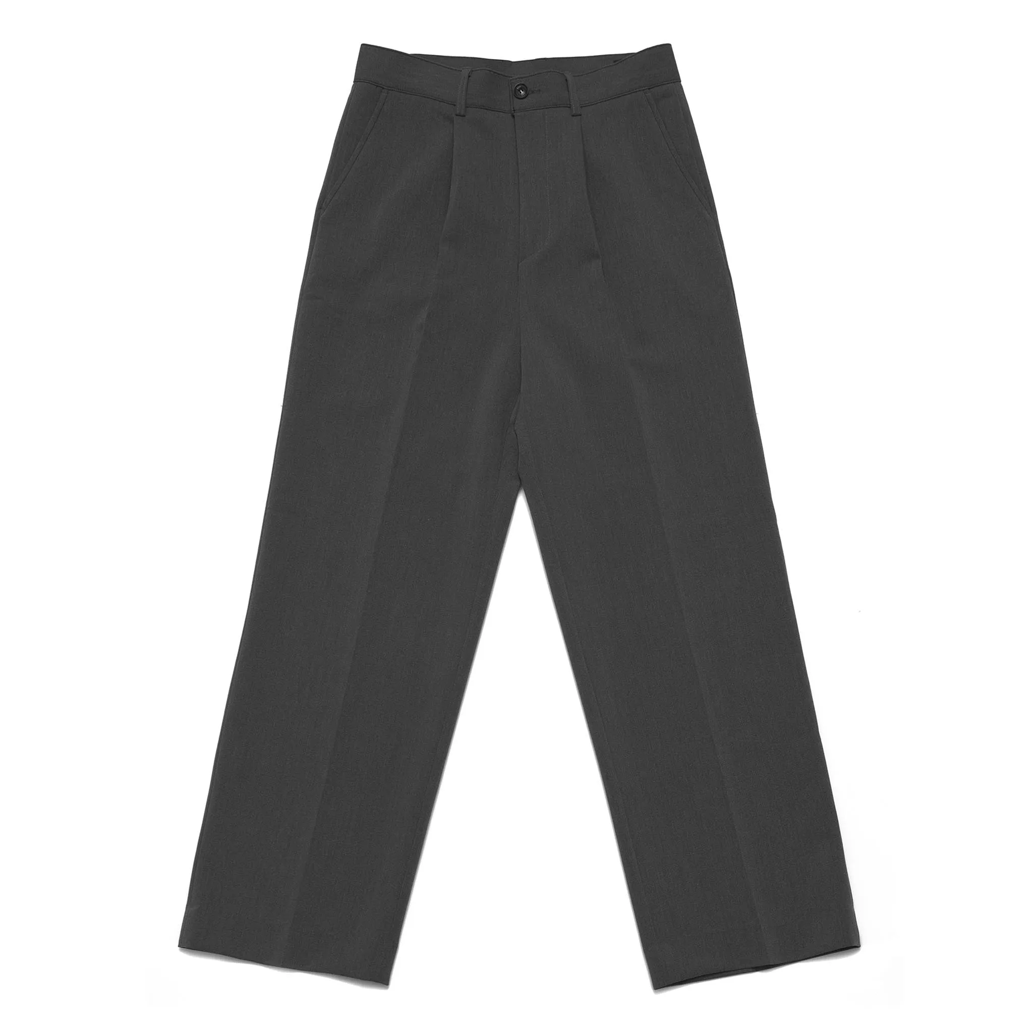 ADD Belt Stitch Extra Super Wide Trouser Grey