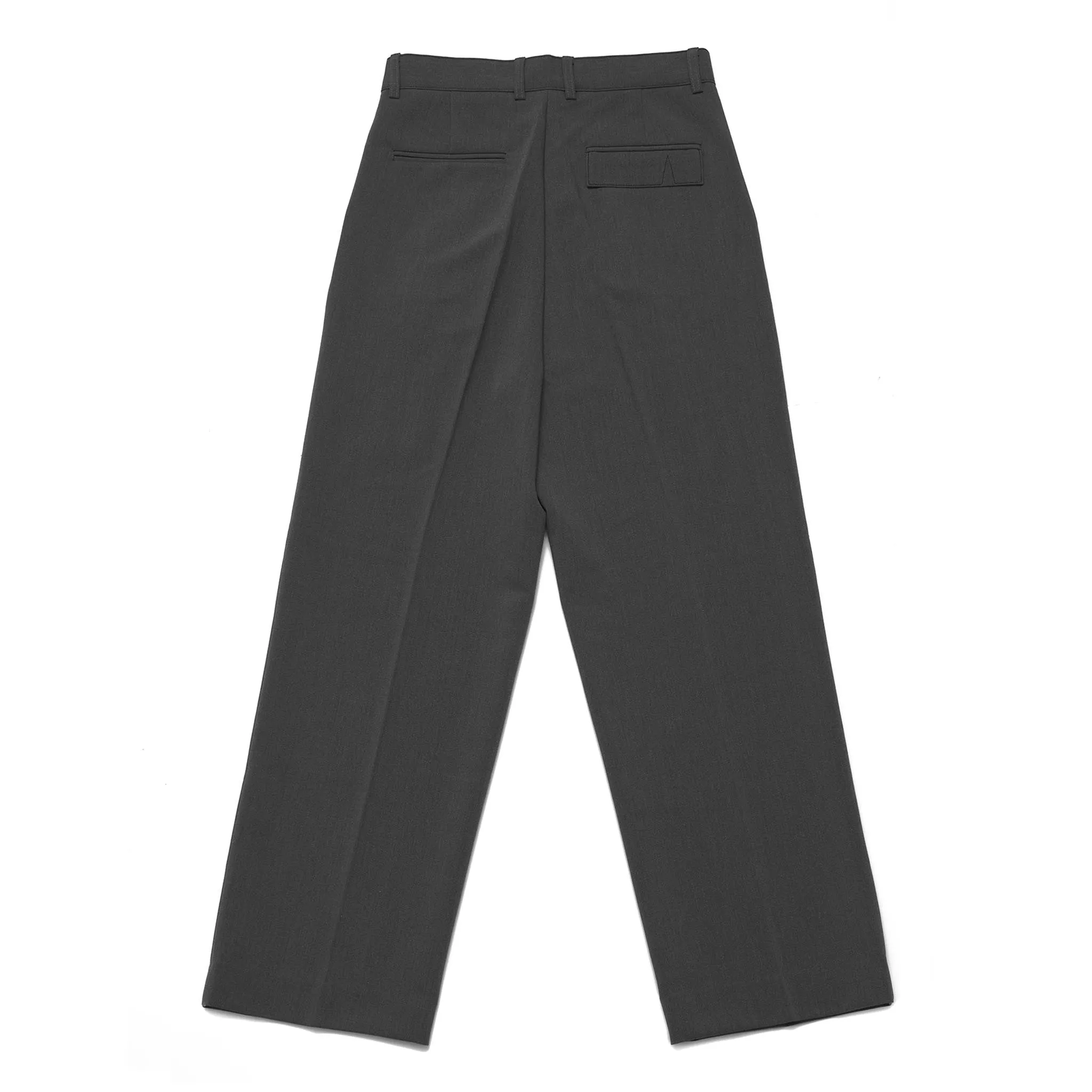 ADD Belt Stitch Extra Super Wide Trouser Grey