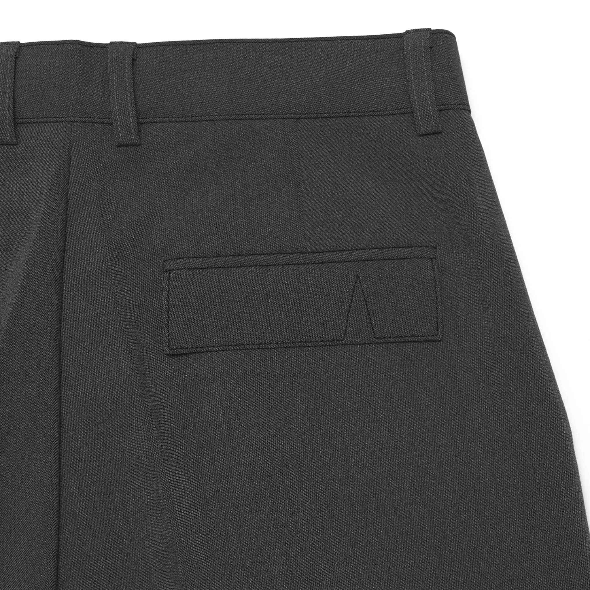 ADD Belt Stitch Extra Super Wide Trouser Grey