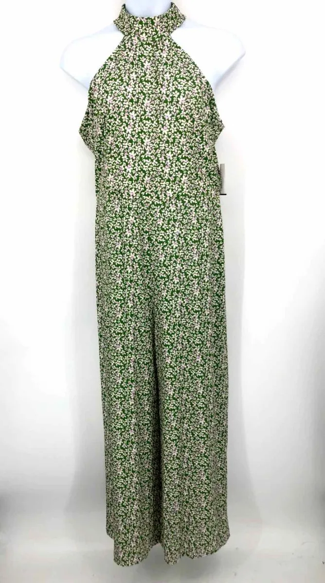 ALEXIA ADMOR Green Lavender Floral Print Size 14  (L) Jumper