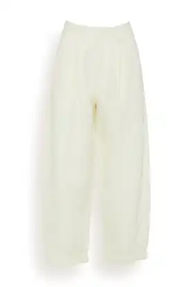 Bari Crop Trouser in Cream