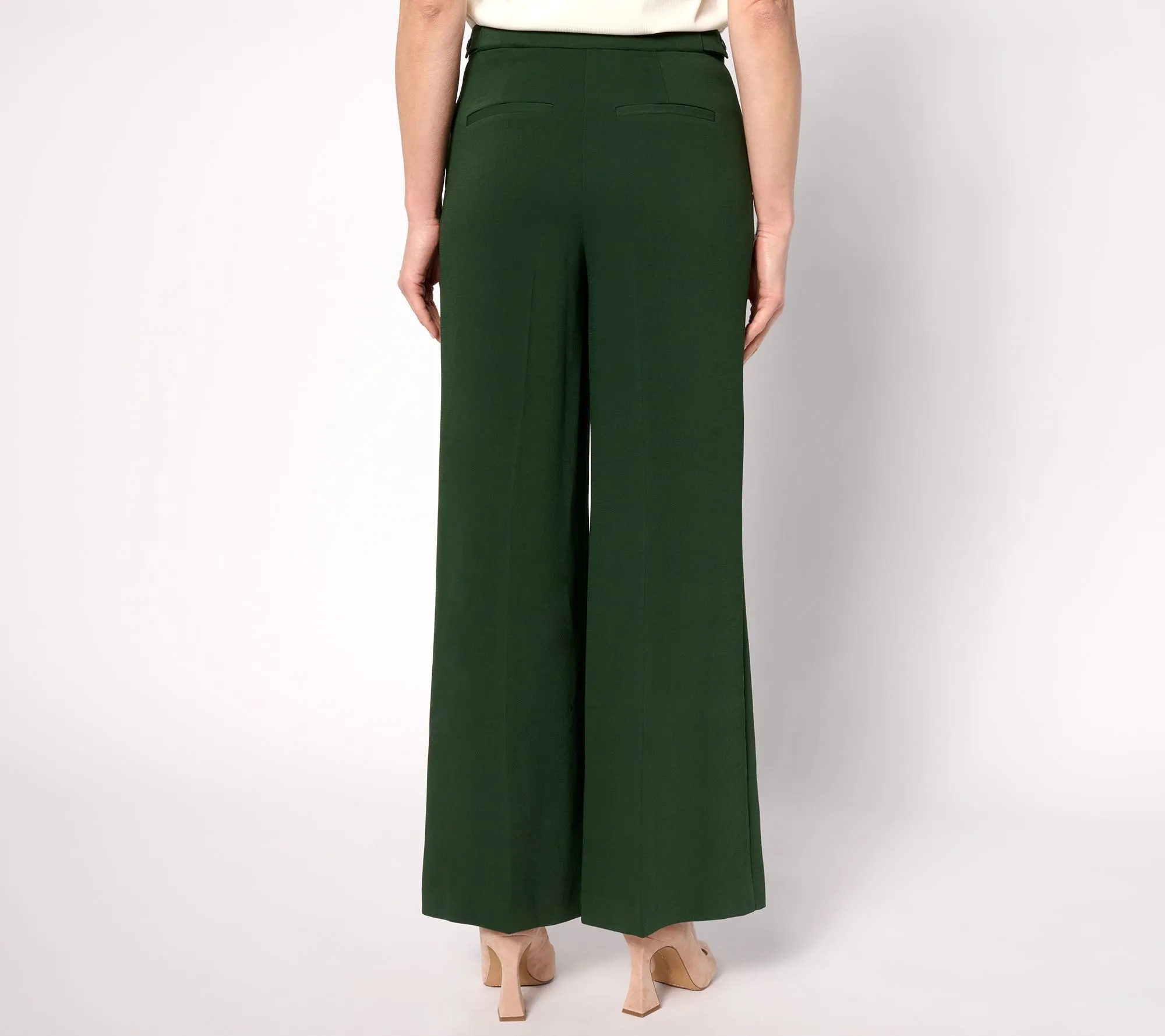 BEAUTIFUL by Lawrence Zarian The Crisitina Petite Wide Leg Trouser