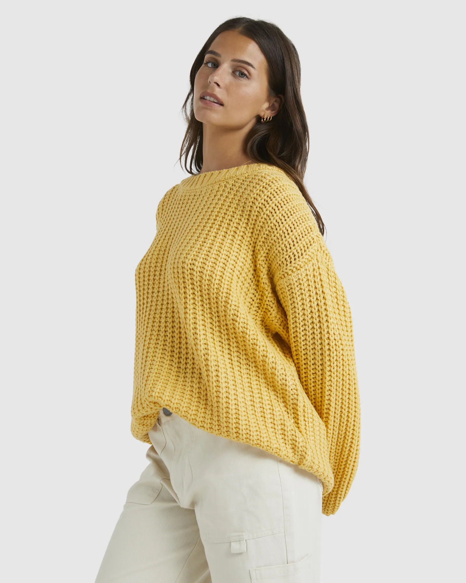 Billabong Clover Sweater - Cornsilk | SurfStitch