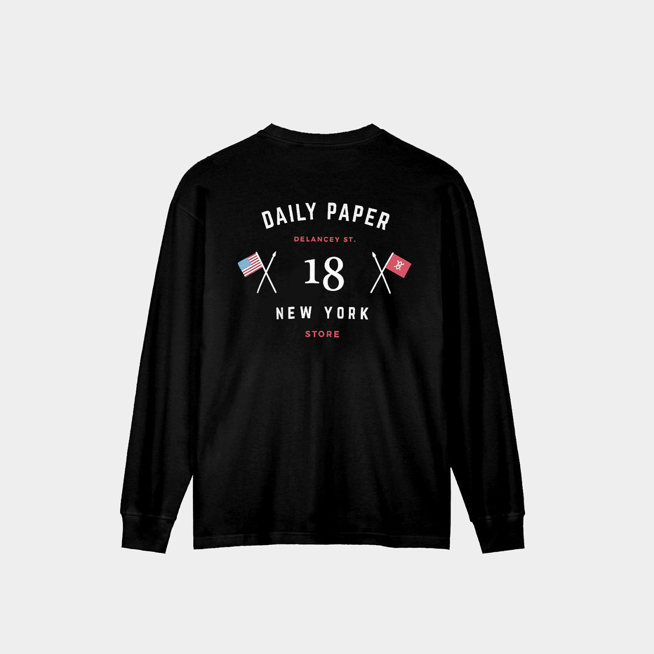 Black New York Flagship Store Longsleeve