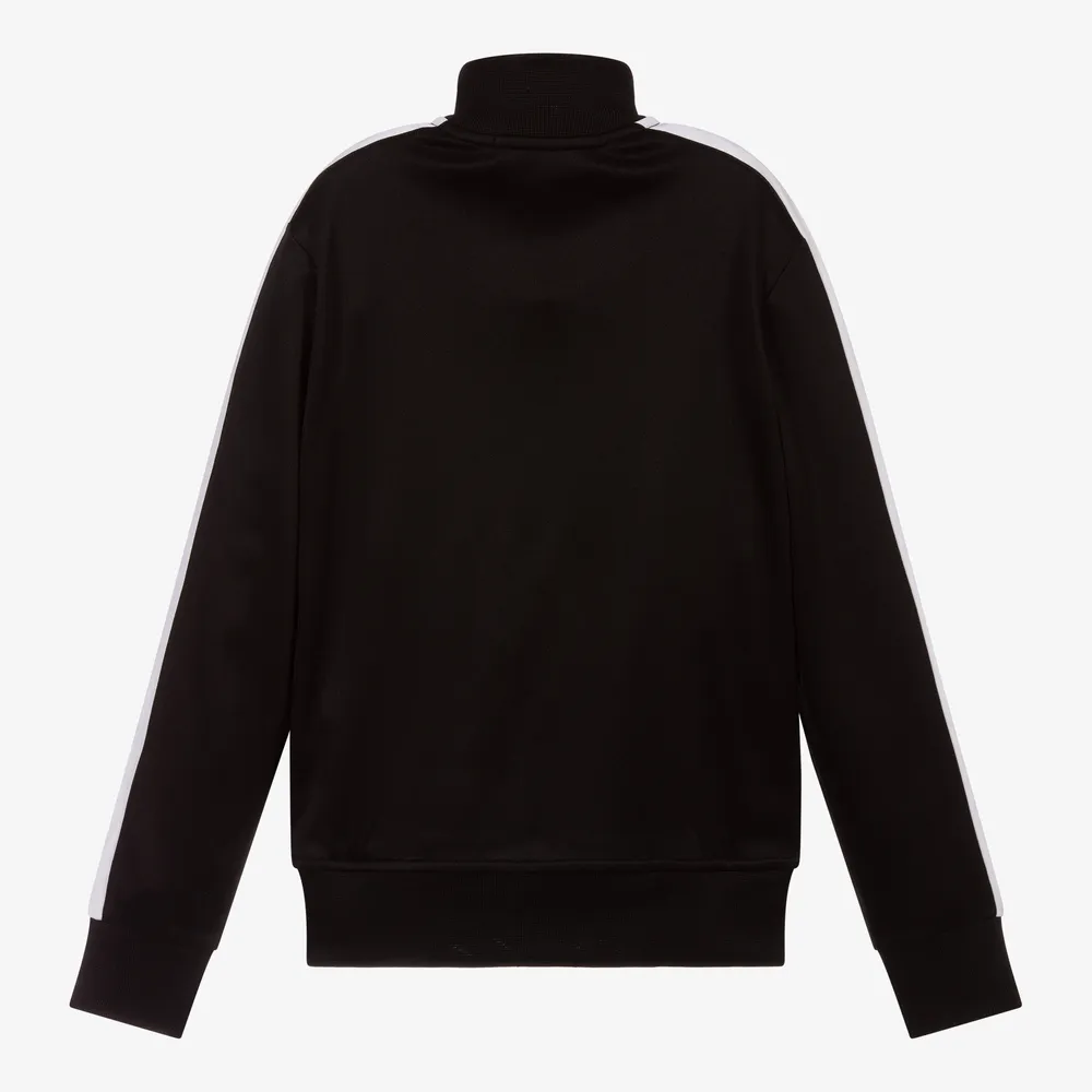 Black Polo Sport Zip-Up Top