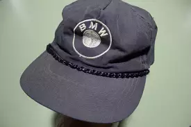 BMW Rope Cord Vintage 80's Adjustable Back Snapback Hat