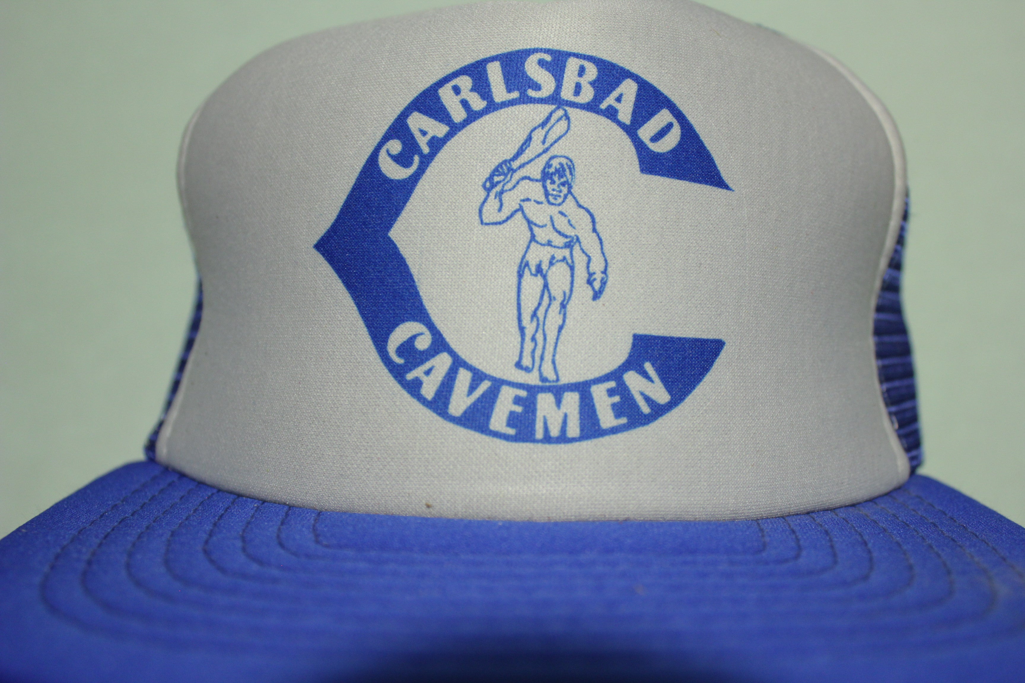 Carlsbad Cavemen Vintage 80's Adjustable Back Snapback Hat