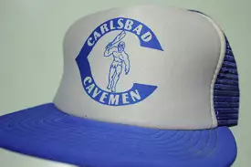 Carlsbad Cavemen Vintage 80's Adjustable Back Snapback Hat