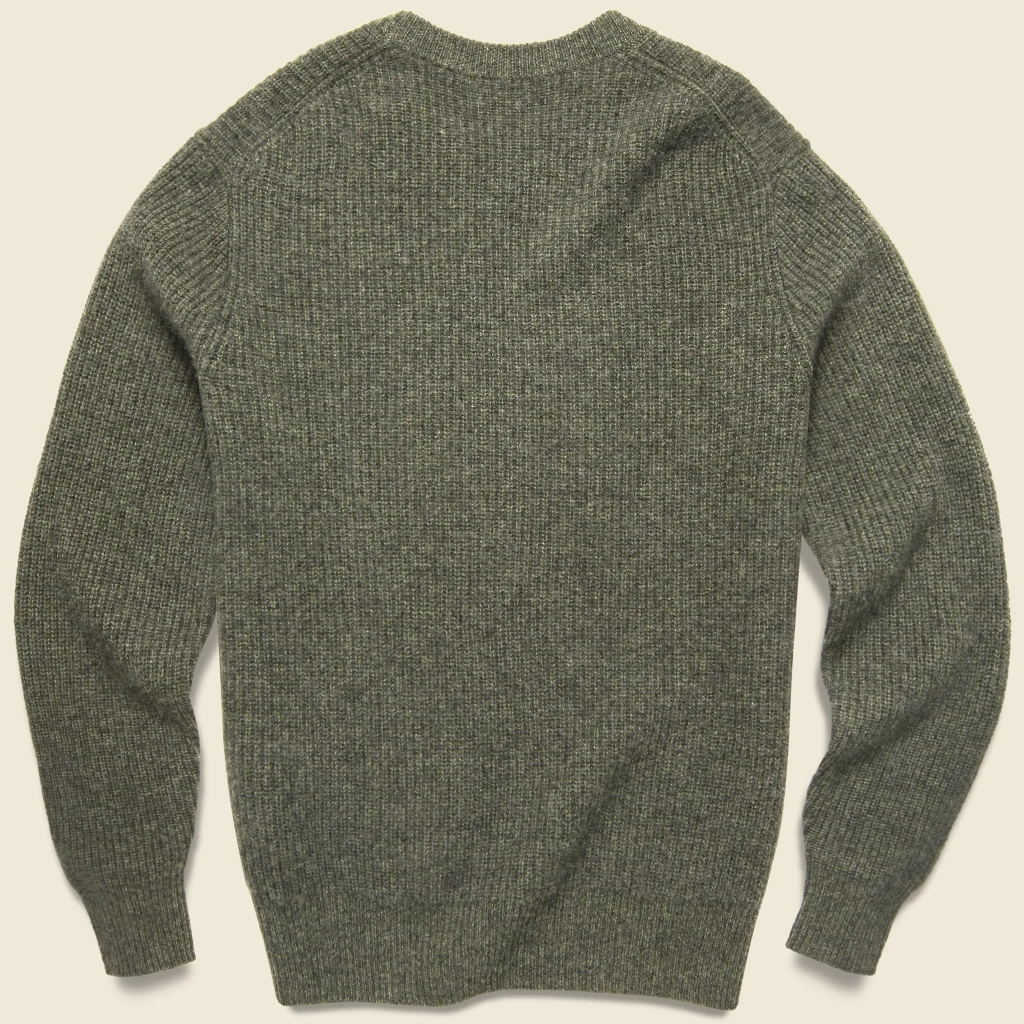 Cashmere Jordan Sweater - Heather Olive