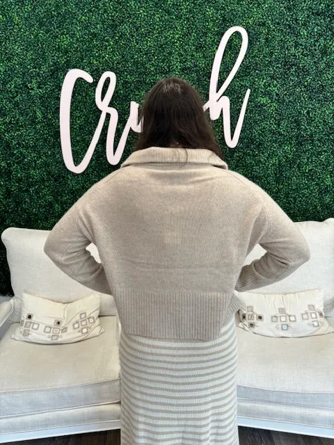 Cortland Park Keeneland Sweater in Beige