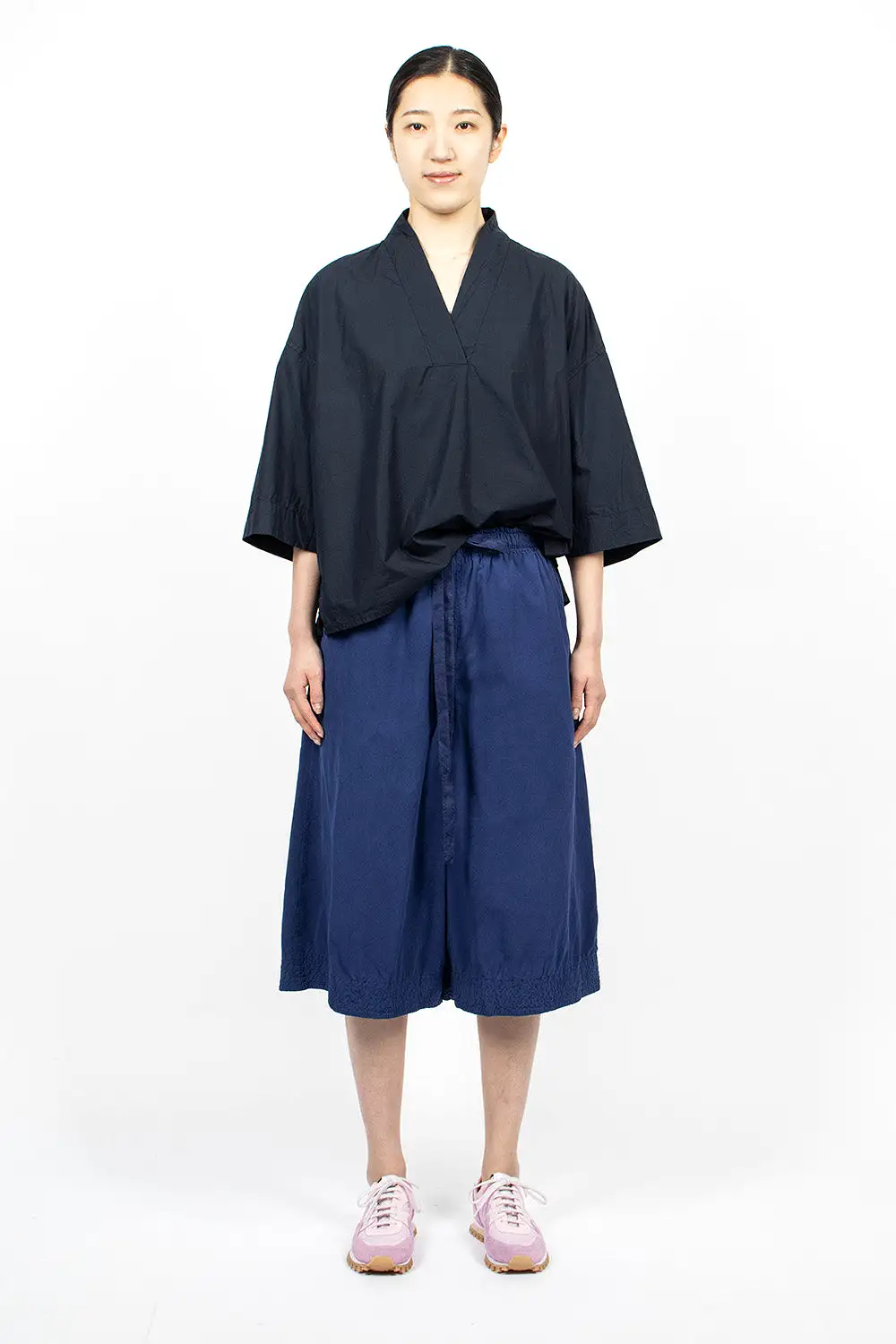 Coulisse Pant Blue Silk