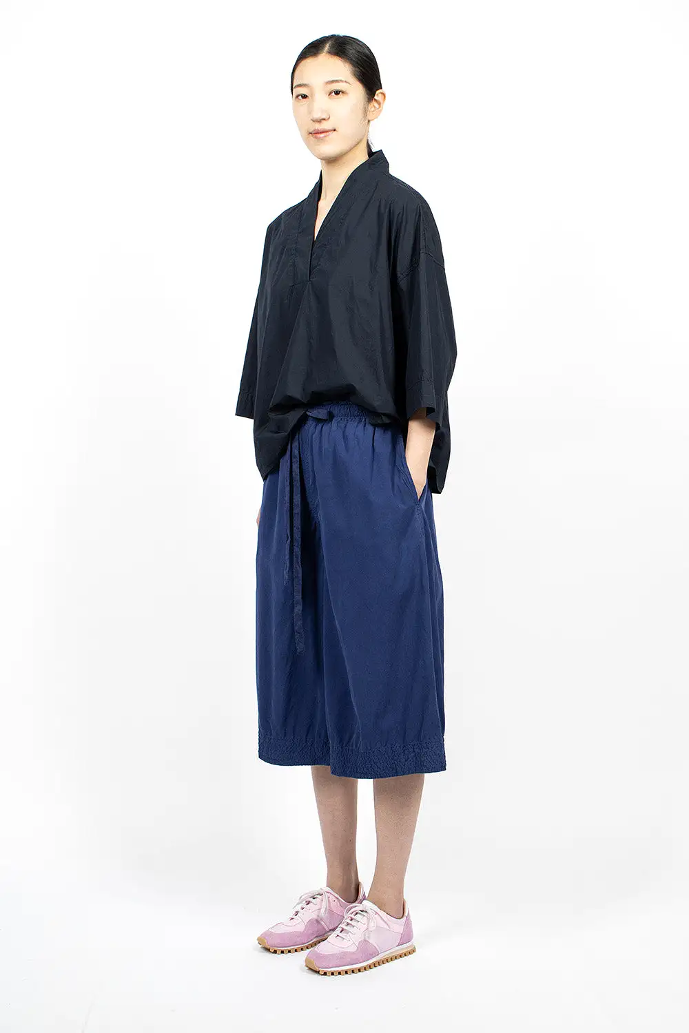 Coulisse Pant Blue Silk