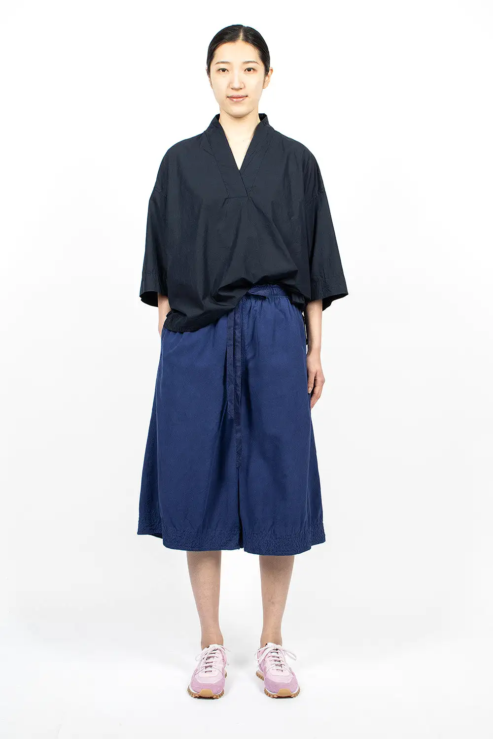 Coulisse Pant Blue Silk