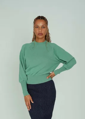 Crew Sweater - Mermaid Green