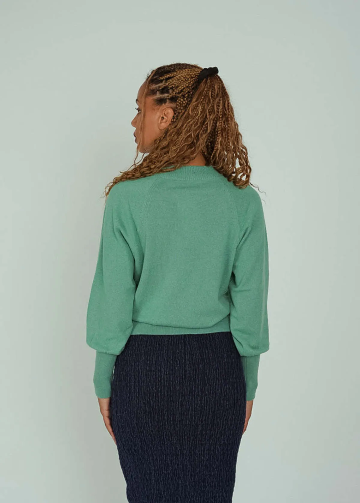 Crew Sweater - Mermaid Green