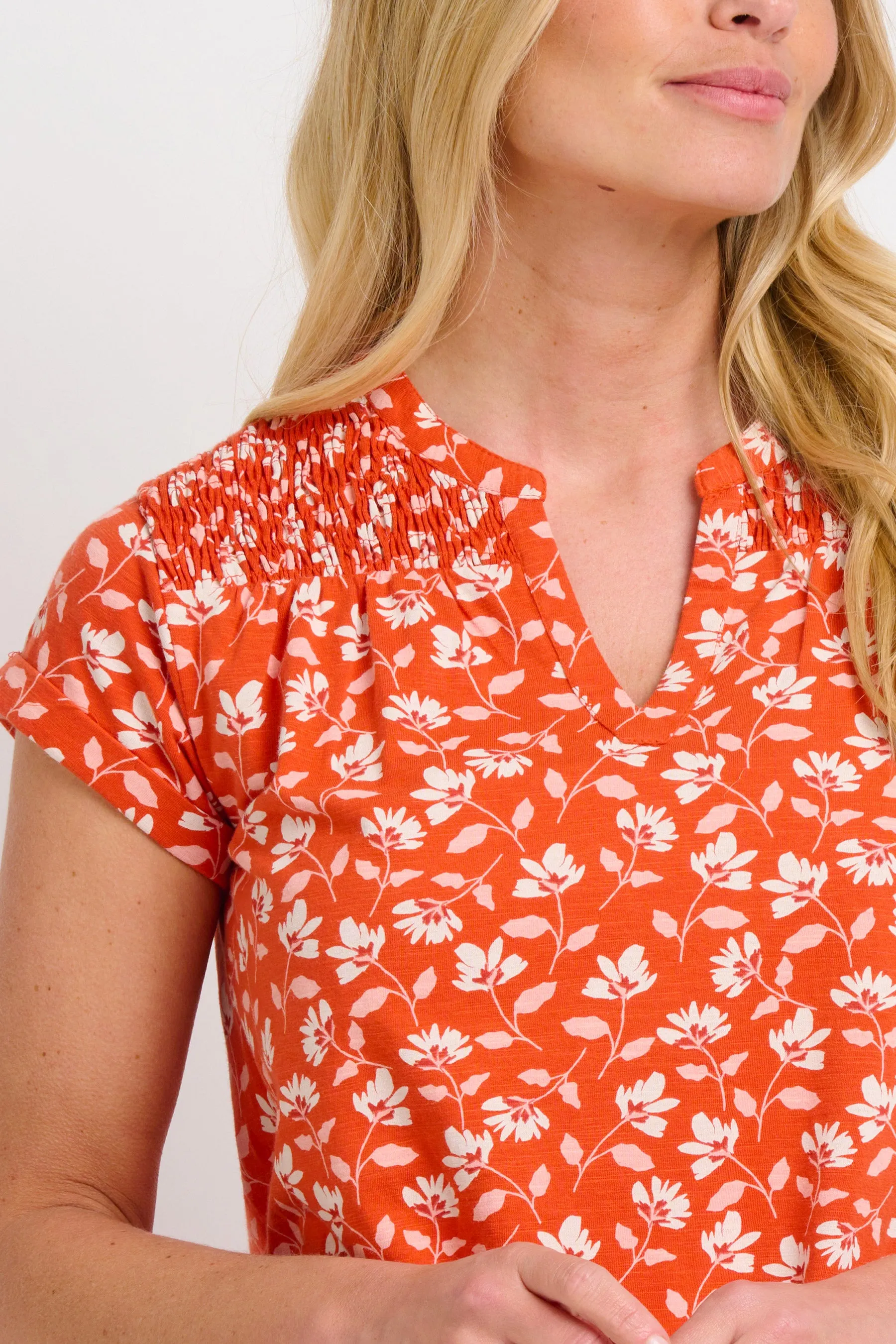 Floating Floral Blouse