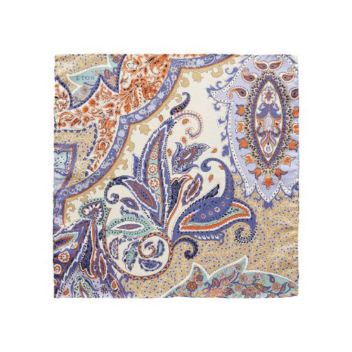 Floral/Paisley Print Pocket Square