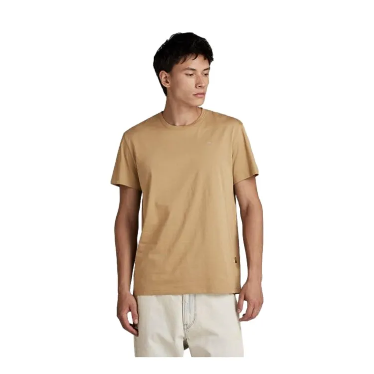 G-STAR D16411 Basic T Shirt Uomo Safari