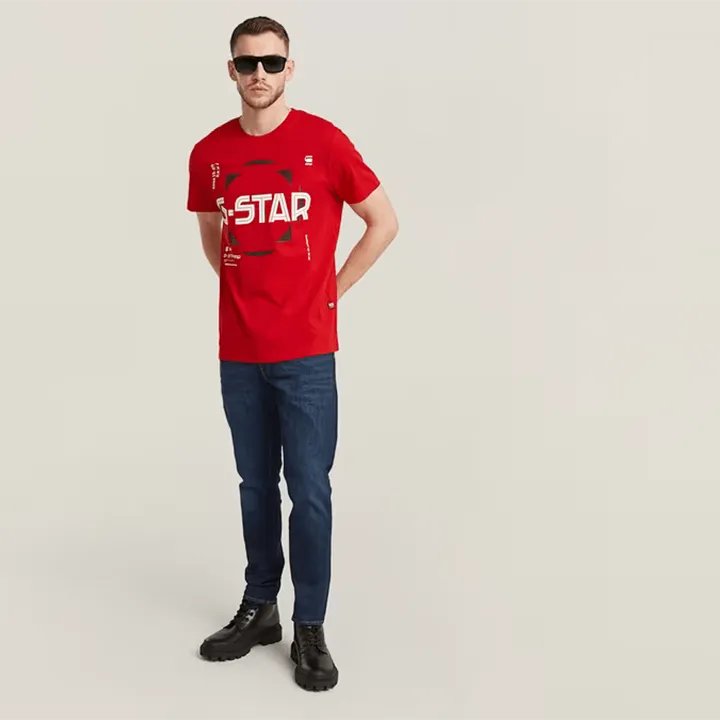 G-Star R T-Shirt (Acid Red) - GD25493336A911