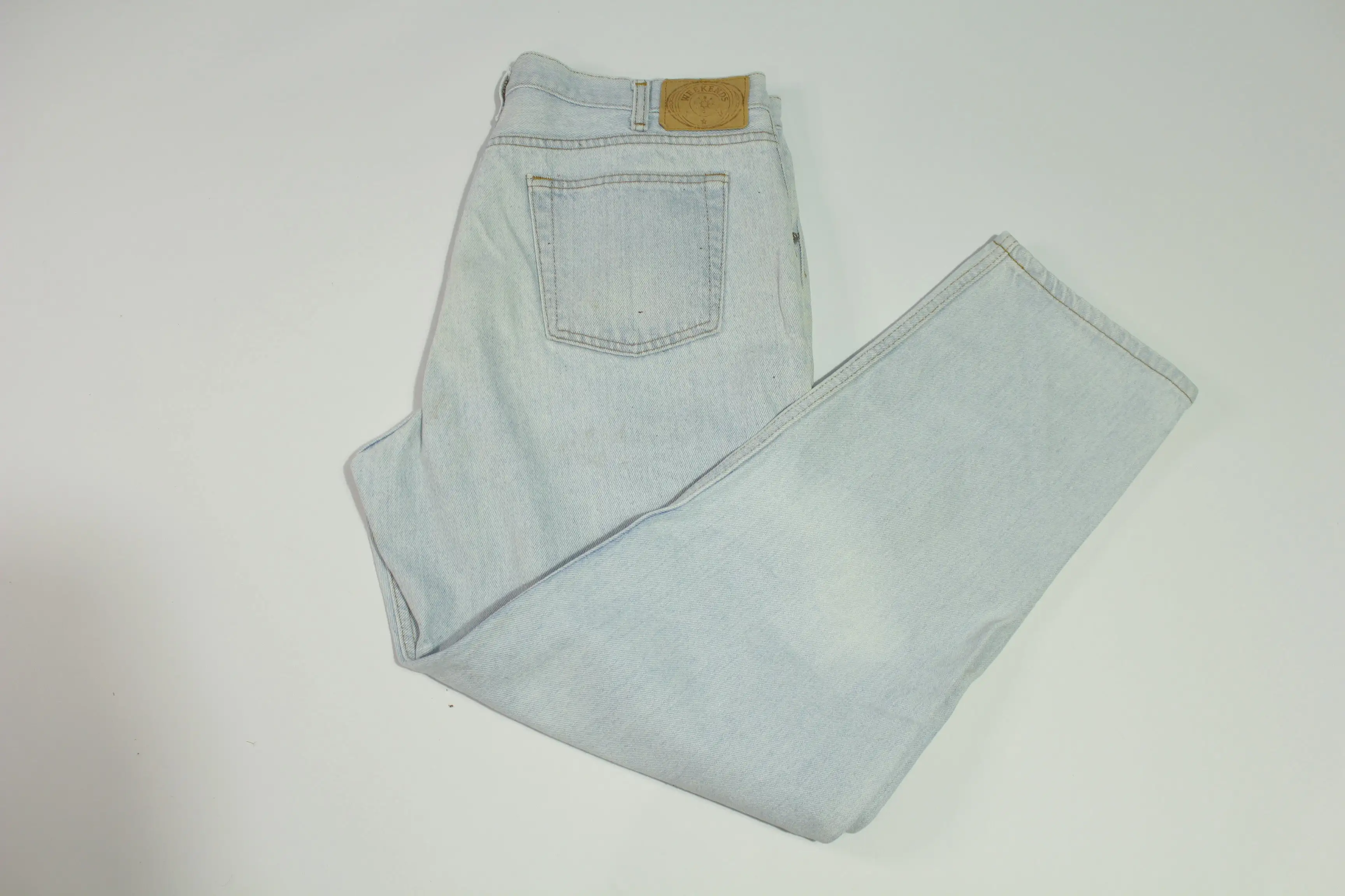 JC Penneys Weekends Vintage 80's Acid Washed Made In USA Jeans