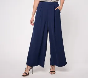 Joan Rivers Petite Bitsy Wide Leg Pull-On Trouser