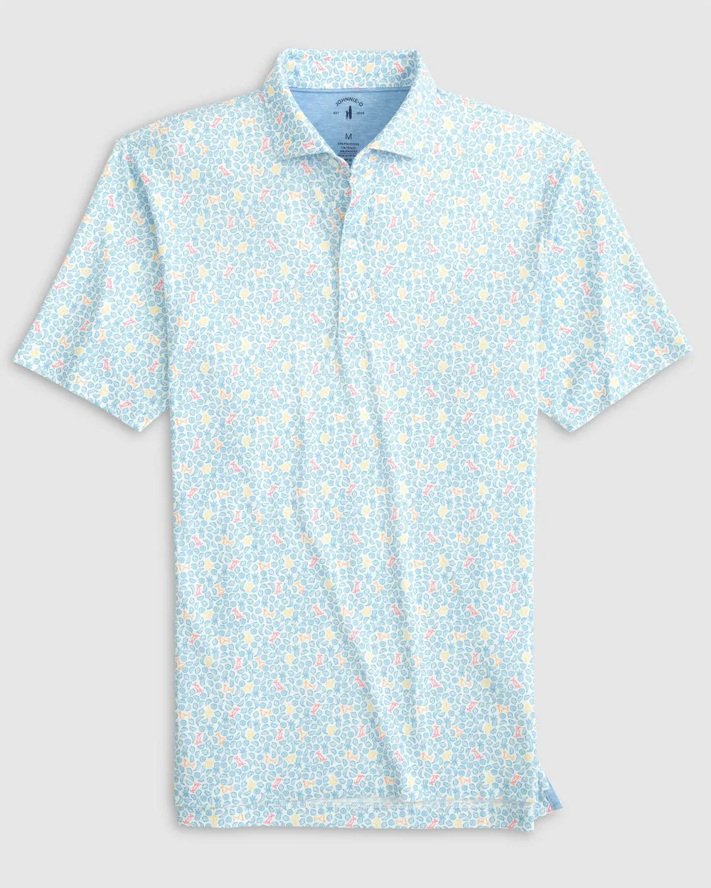 Johnnie-O Men's Briley Printed Top Shelf Performance Polo