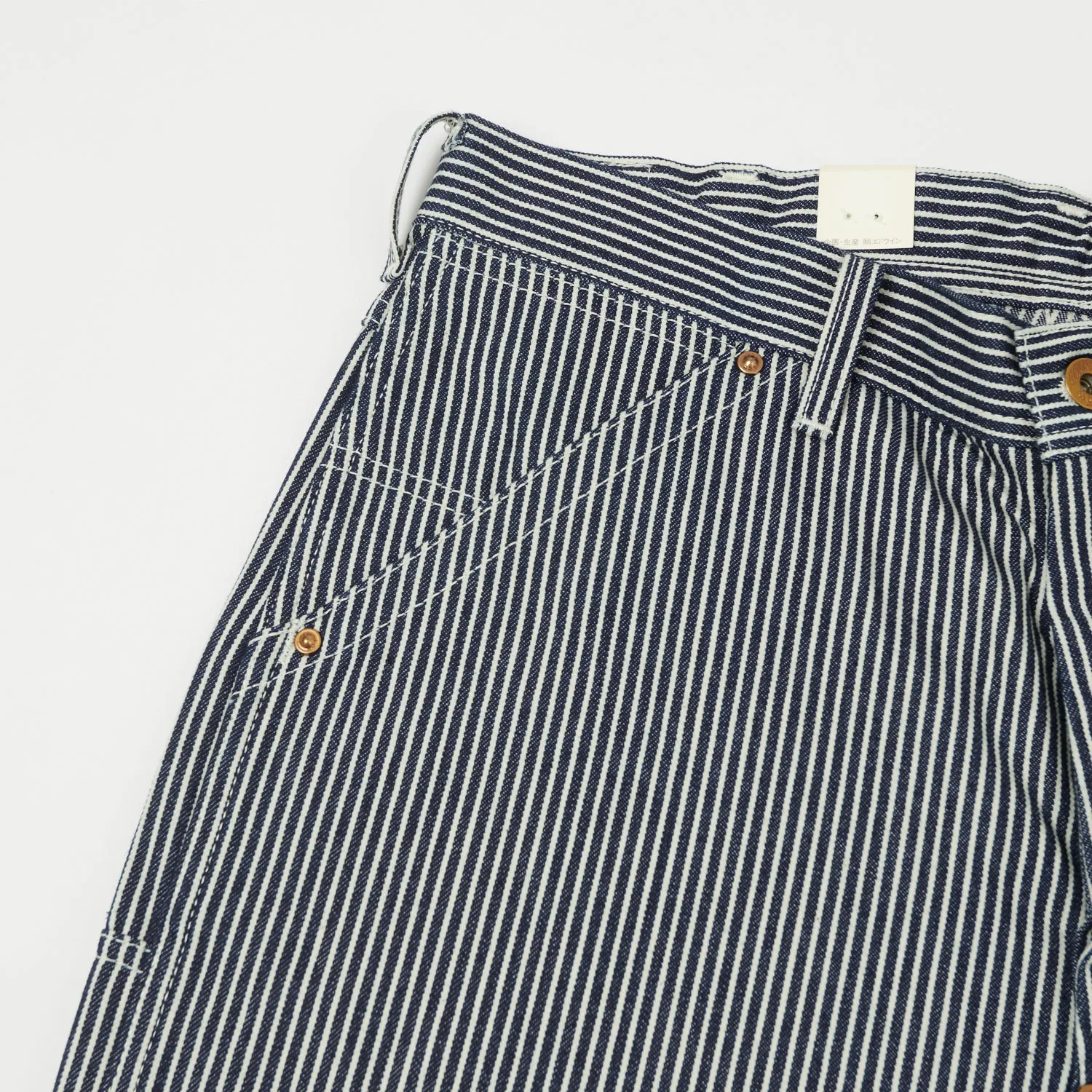 Lee Archives 1949 'Dungaree' 191B Wide Straight Trouser - Hickory Stripe Raw