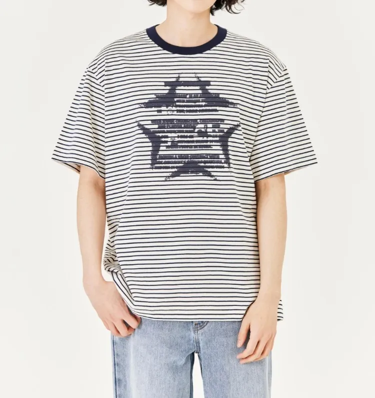 Mark Gonzales  |[MARK GONZALES]★24SS★VINTAGE STAR STRIPE T-SHIRT