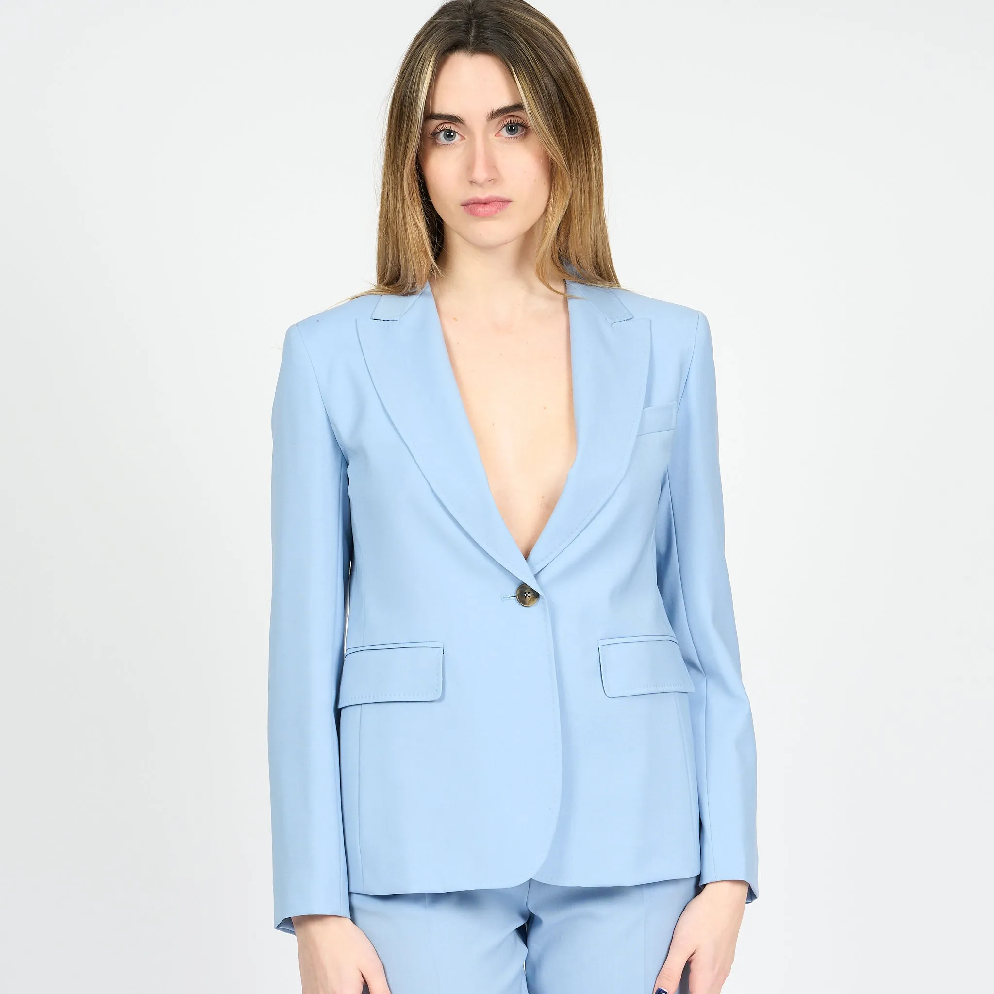 Max Mara Weekend Blazer Valda Azzurro Donna