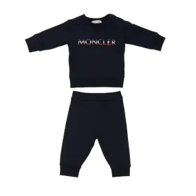 Moncler Knitwear Clothing Ensemble Navy 8M00011_80996