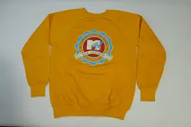 MTV Music Television Founded In 1981 Vintage 80's Crewneck Sweatshirt