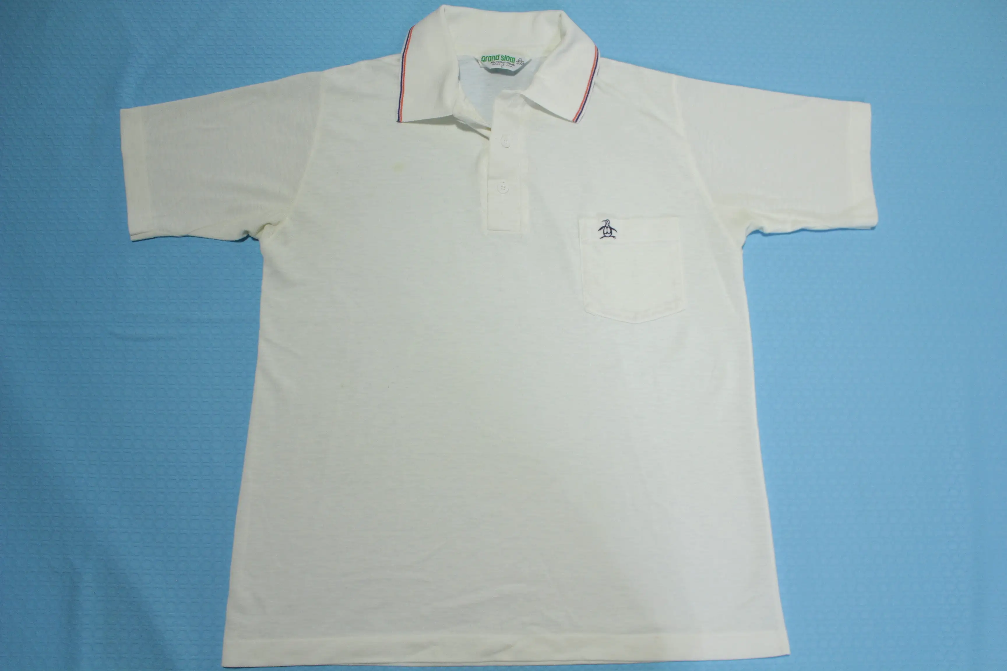 Munsingwear Ultra Thin Penguin Grand Slam Vintage 80's Polo Golf Shirt