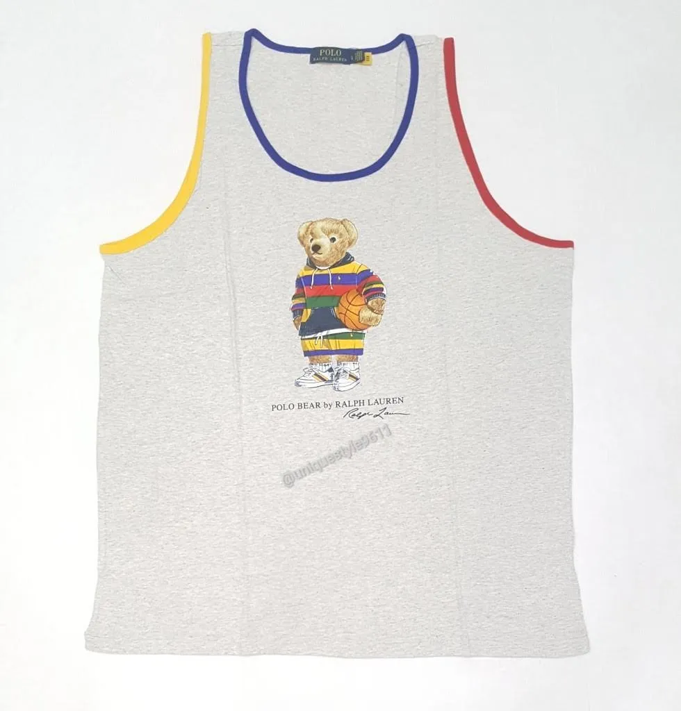 Nwt Polo Ralph Lauren Grey Teddy Bear Tank Top