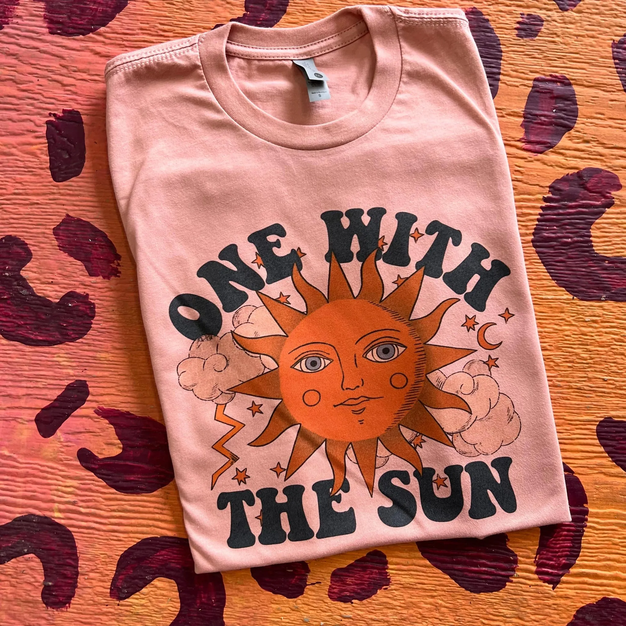 One With The Sun Celestial Graphic Tee (made to order) LC