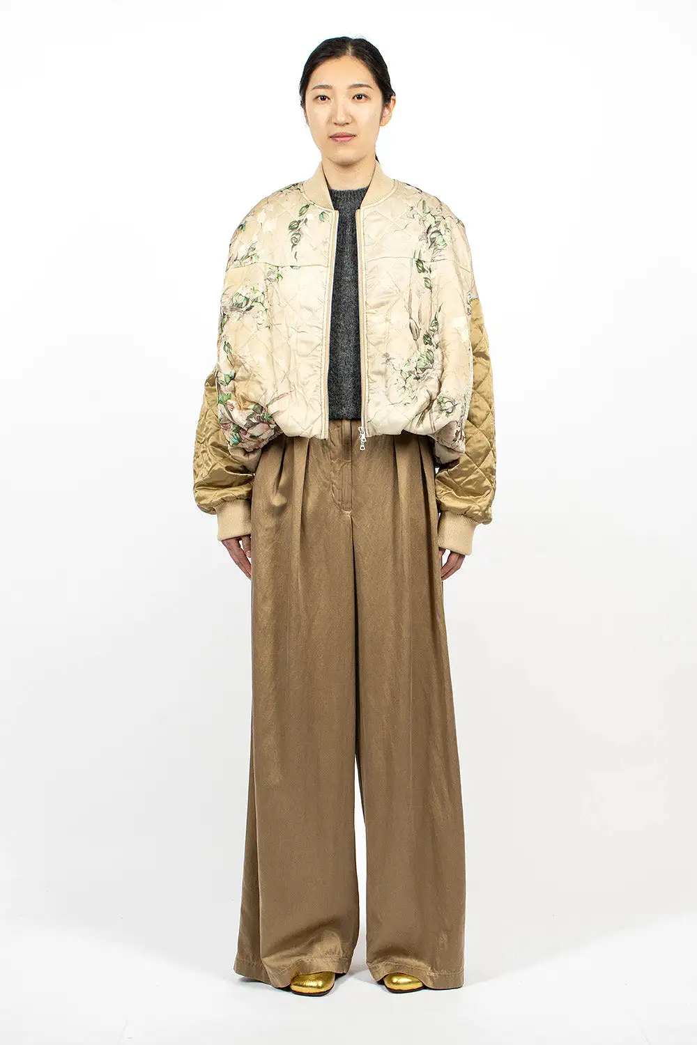 Oversized Suit Trouser Natural