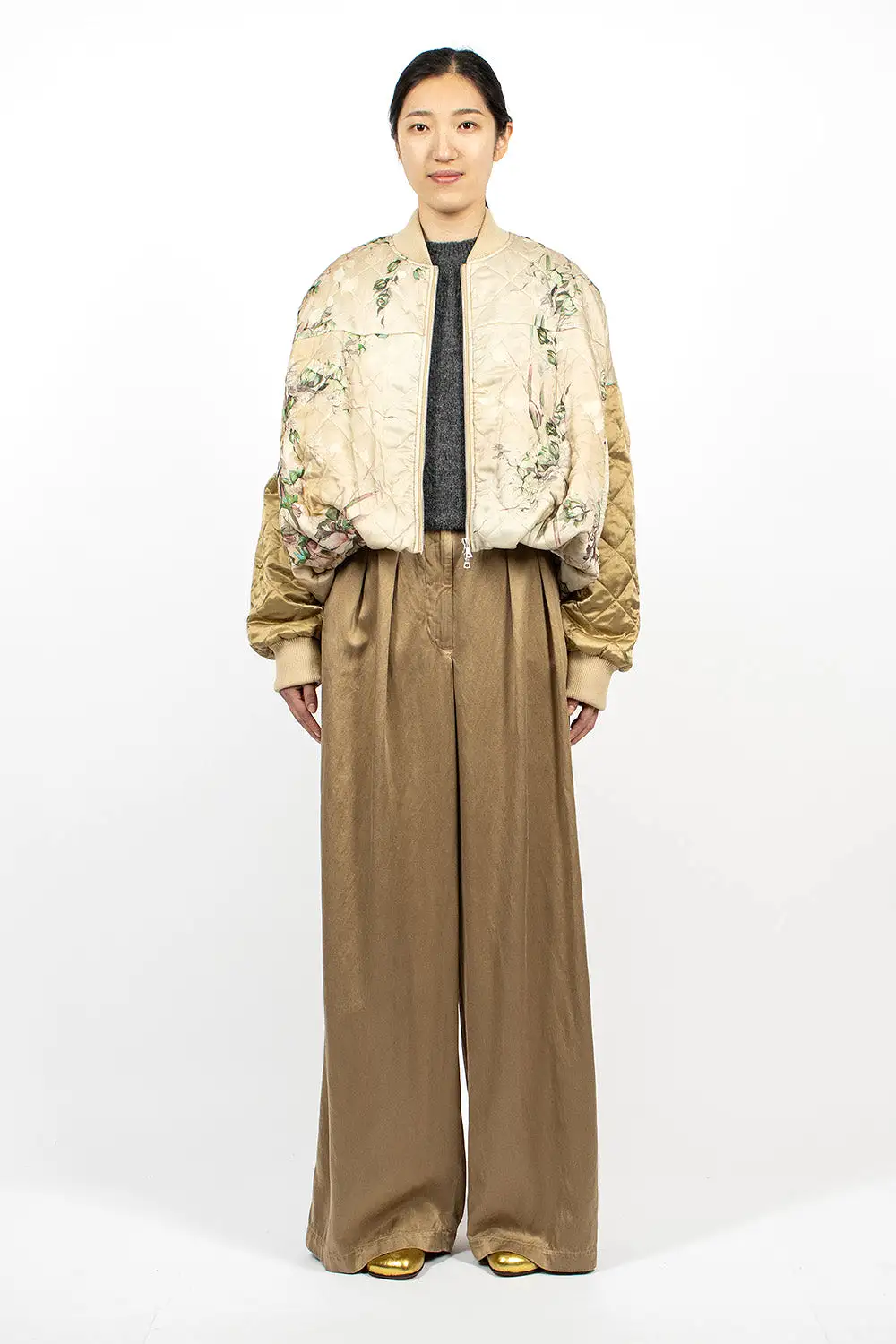 Oversized Suit Trouser Natural