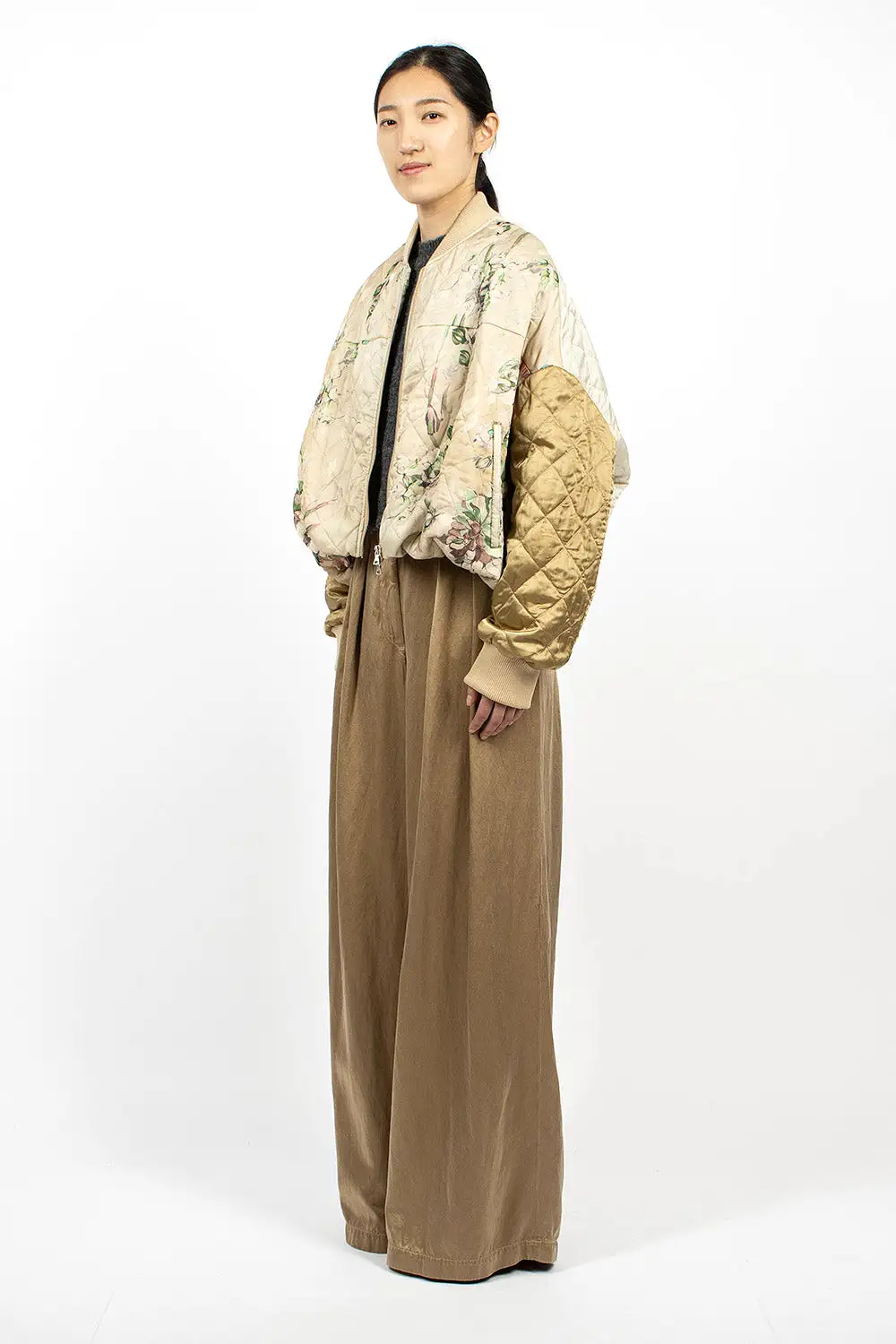 Oversized Suit Trouser Natural