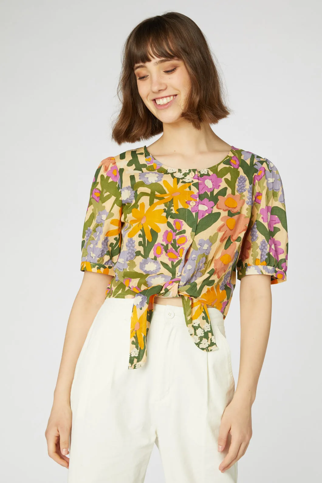 Painted Garden Blouse