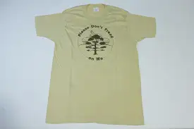 Please Don't Tread On Me Vintage 80's Original Tank and Tree Single Stitch Screen Stars T-Shirt