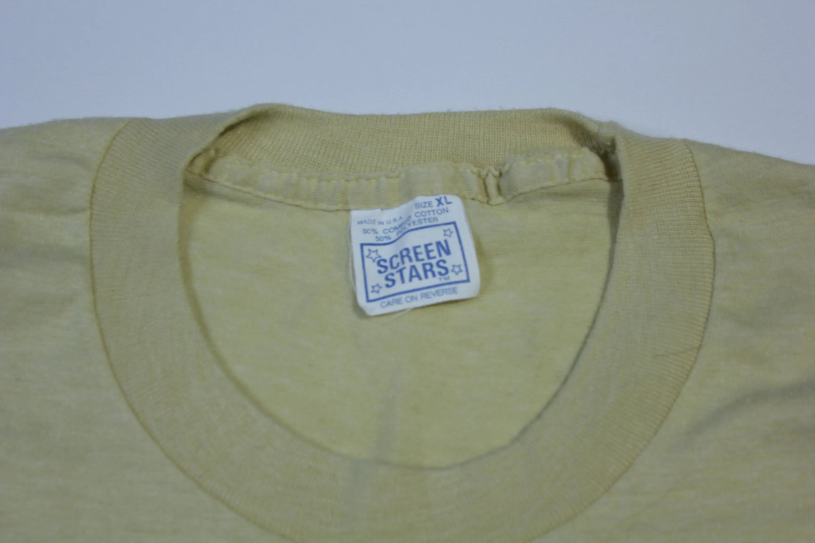 Please Don't Tread On Me Vintage 80's Original Tank and Tree Single Stitch Screen Stars T-Shirt