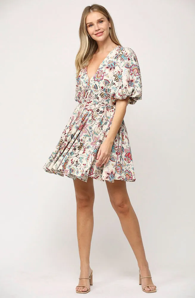 PRINT OUT FLORAL DRESS