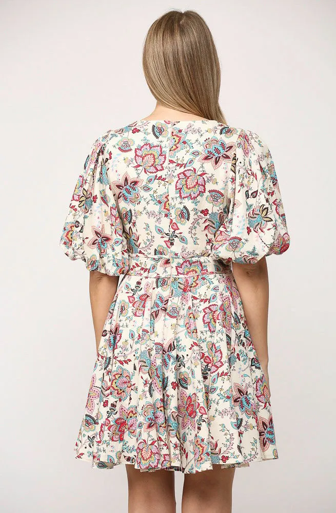 PRINT OUT FLORAL DRESS