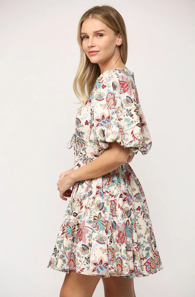 PRINT OUT FLORAL DRESS