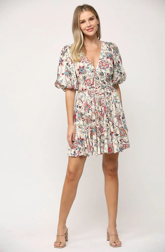 PRINT OUT FLORAL DRESS