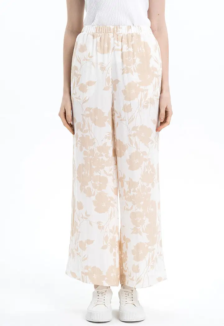 Printed Wide Leg Culottes