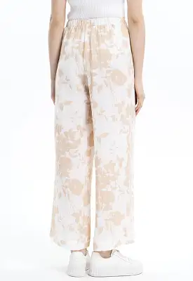 Printed Wide Leg Culottes