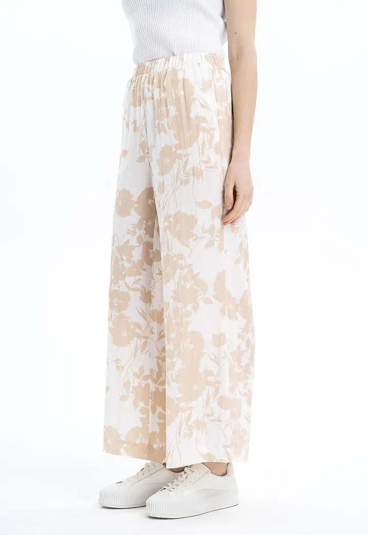 Printed Wide Leg Culottes